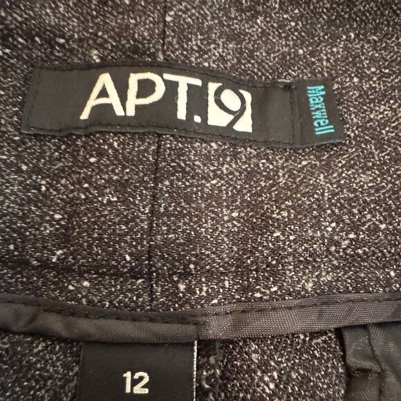 Apt 9 Maxwell Gray Nubby Dress Pants Size 12 - Picture 14 of 16